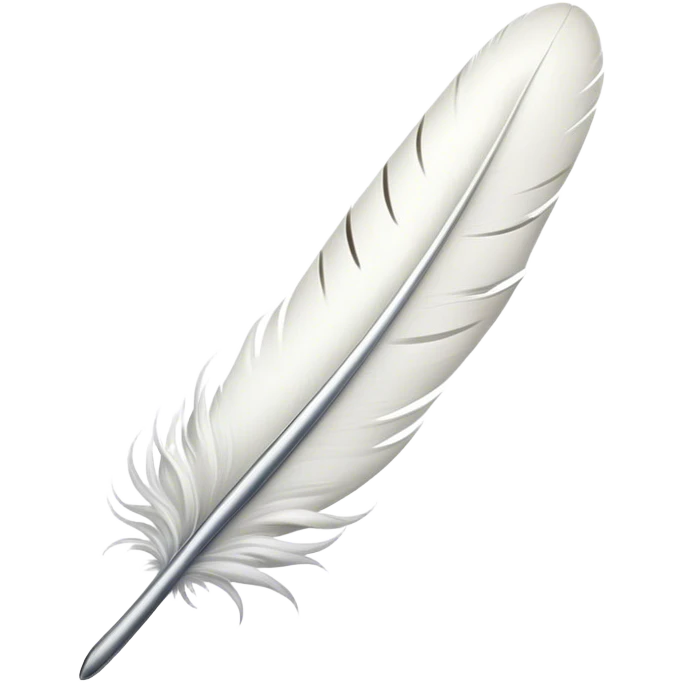 Feather emoji
