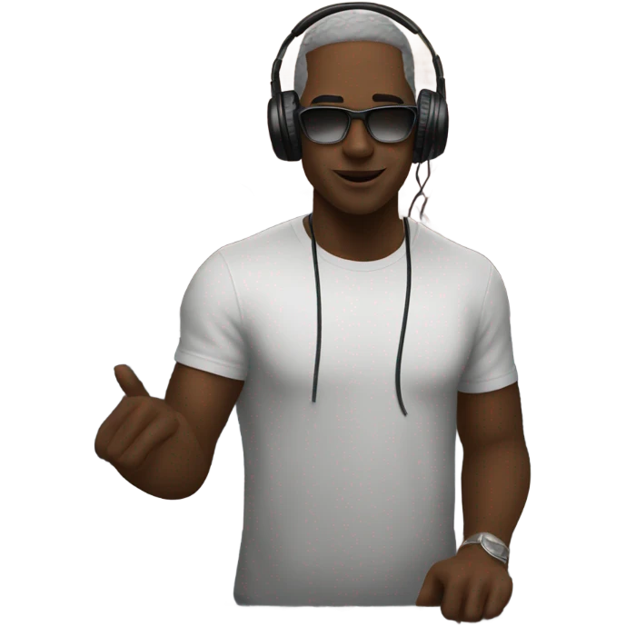 Me DJing emoji