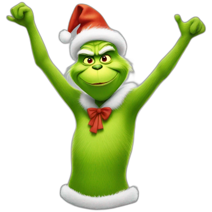 grinch dancing emoji