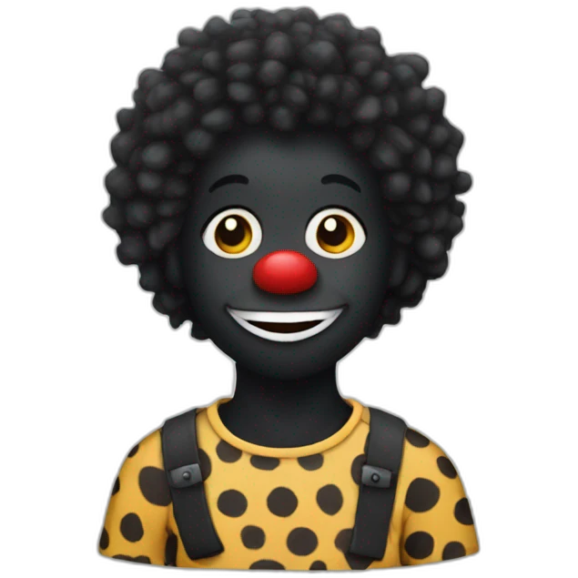 Golliwog is a giraffe emoji