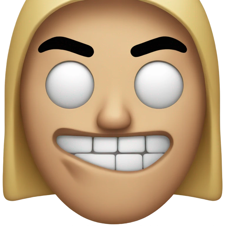 Pissed off face  emoji