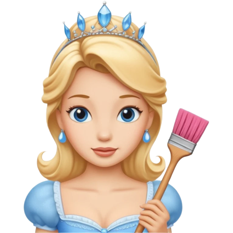 Cinderella cleaning emoji