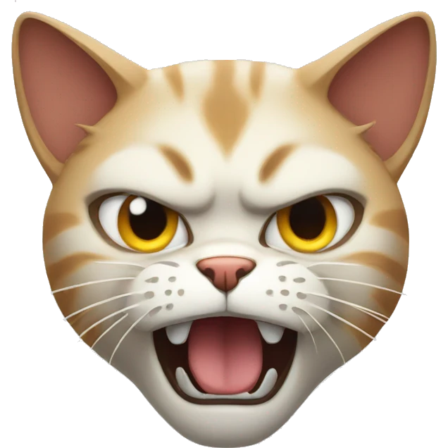 Cat angry emoji