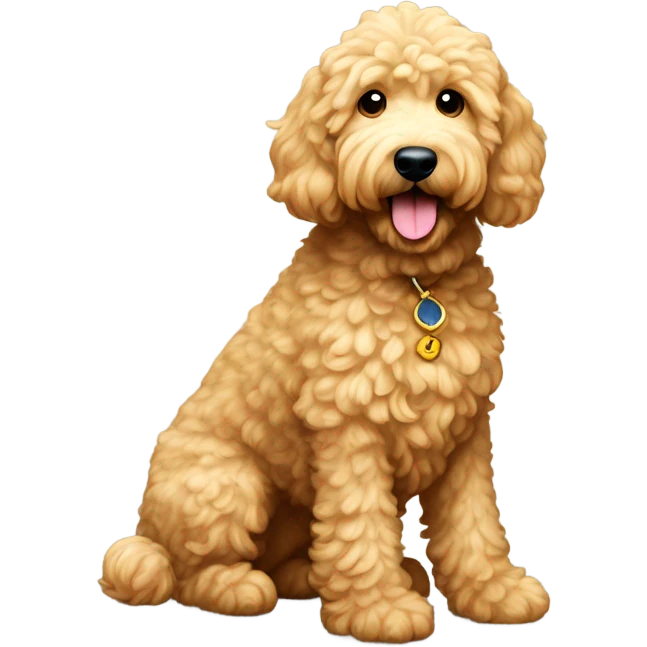 Golden doodle  emoji