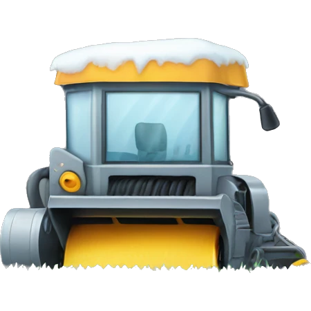 Mowingmachine with frost boil emoji
