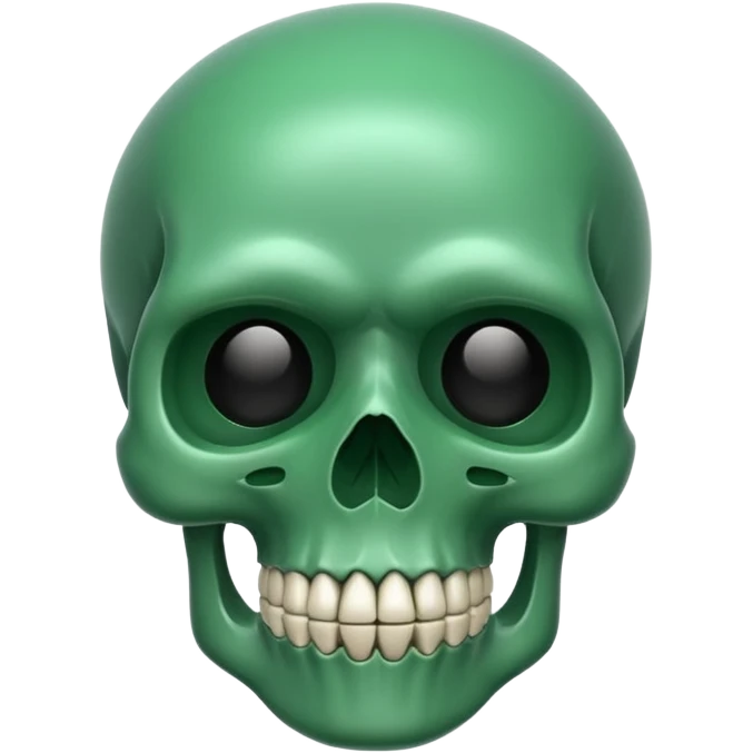 green skull emoji emoji
