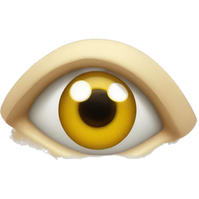 Small eye man emoji