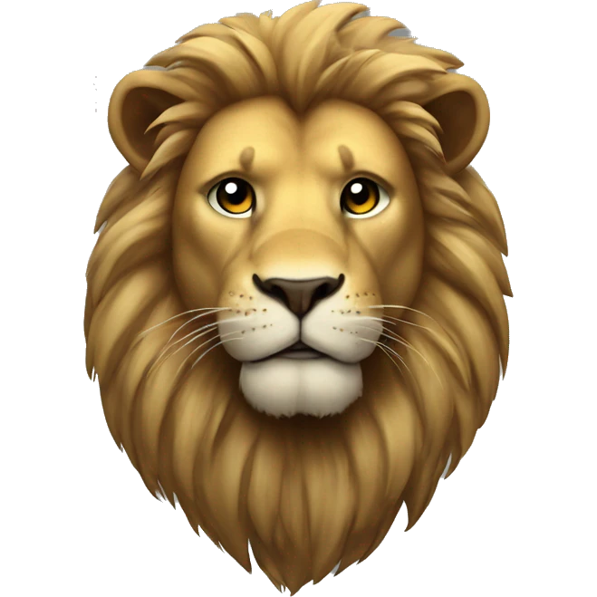 lion on headpho emoji