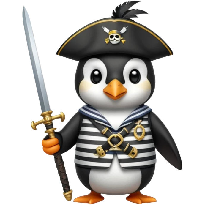 sailor pirate penguin emoji