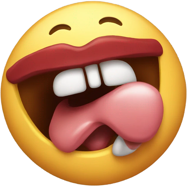 biting your tounge emoji