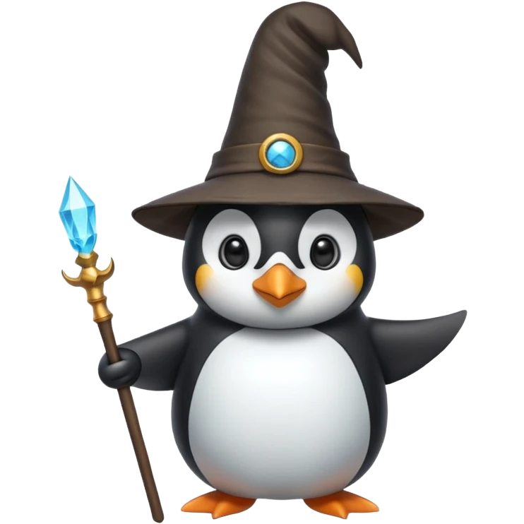 penguin wizard emoji