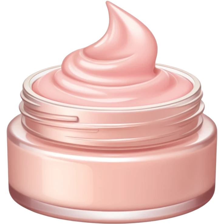 Aesthetic skincare light pink emoji