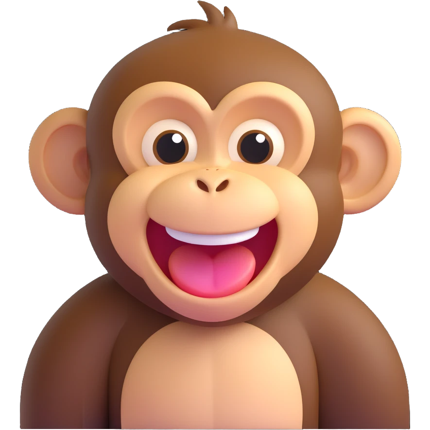 Monkey laugh  emoji