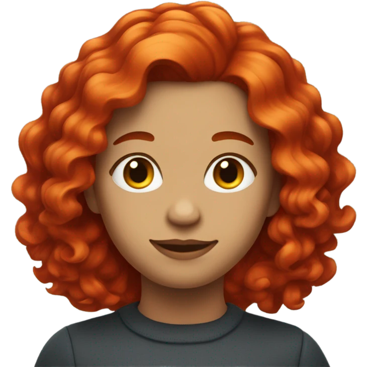 red head emoji