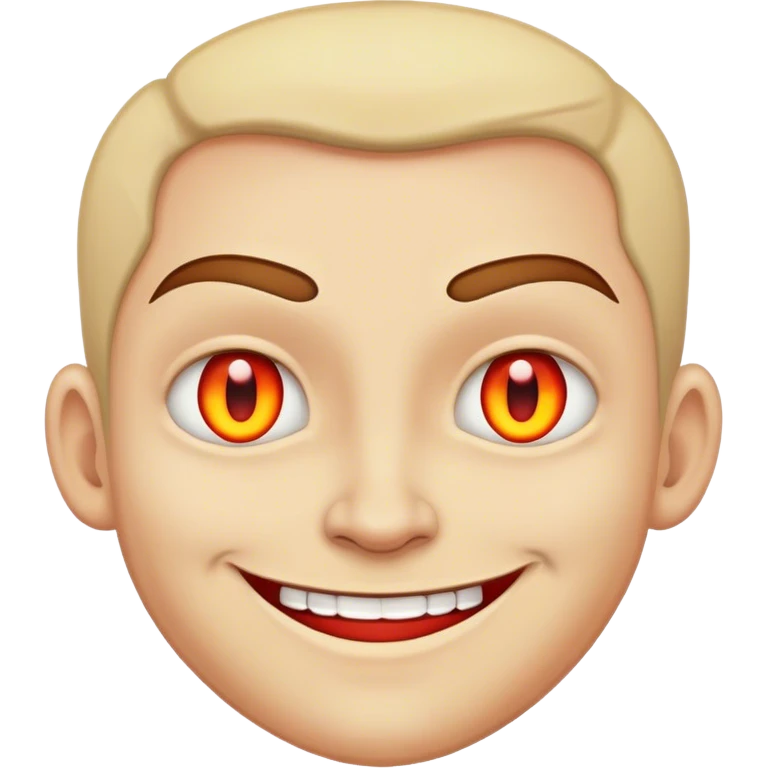Evil smile emoji