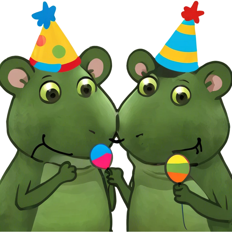 Rats having fun  emoji