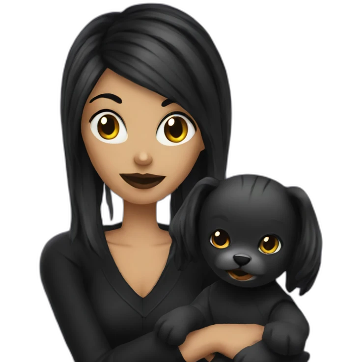 Goth mommy emoji