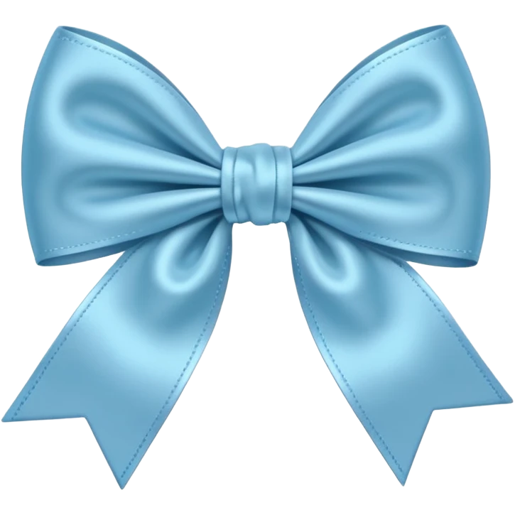 Light blue bow emoji