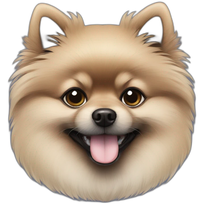 black pomeranian emoji