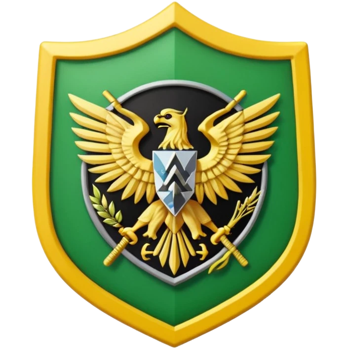 Survey Corps emblem from Attack on Titan, colorful, high quality, emoji style, icon look emoji