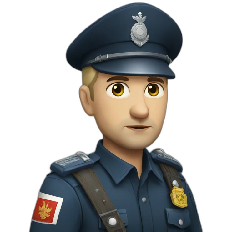Russian Police witcher emoji