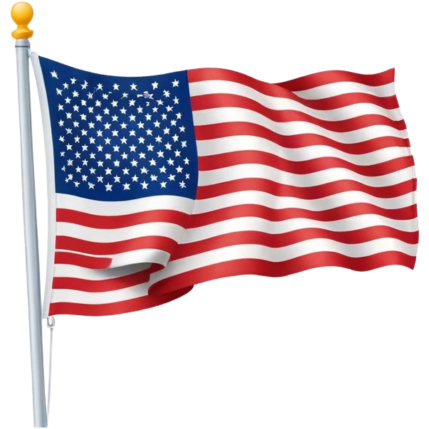 American Flag with the words "I-130" approved emoji