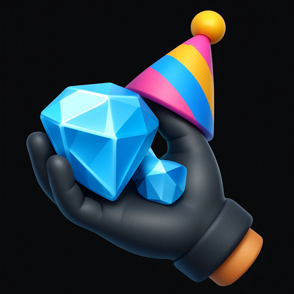 party hat emoji
