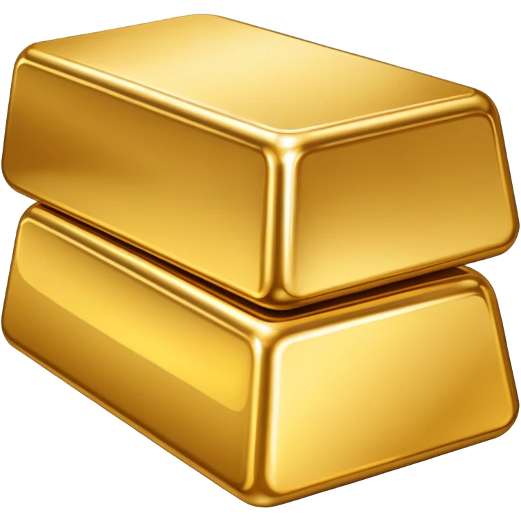 shiny gold bar emoji