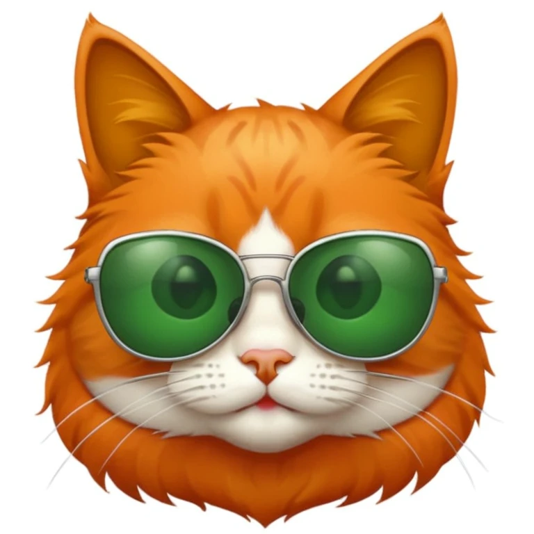 Cat wearing sunglasses emoji