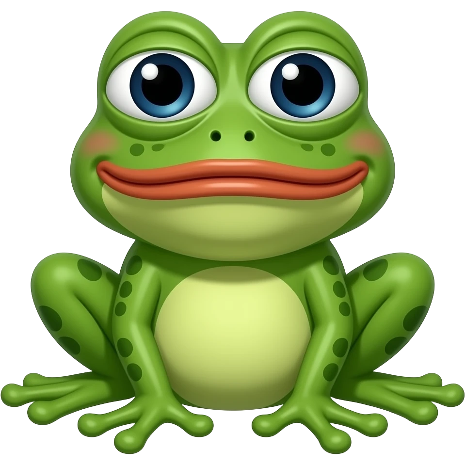 pepe the frog meme mirrored symmetrical distorted emoji