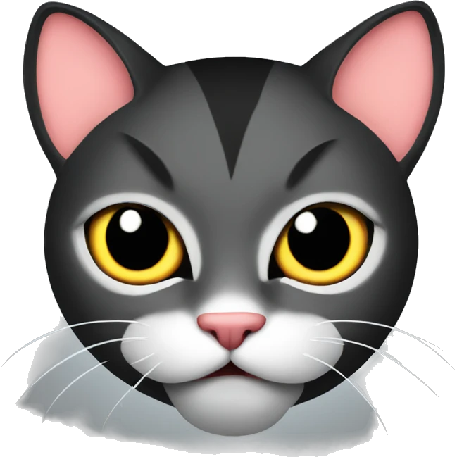 Evil cat emoji