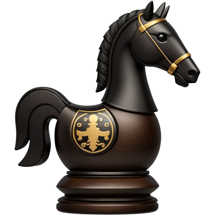 Chinese chess piece, knight piece emoji