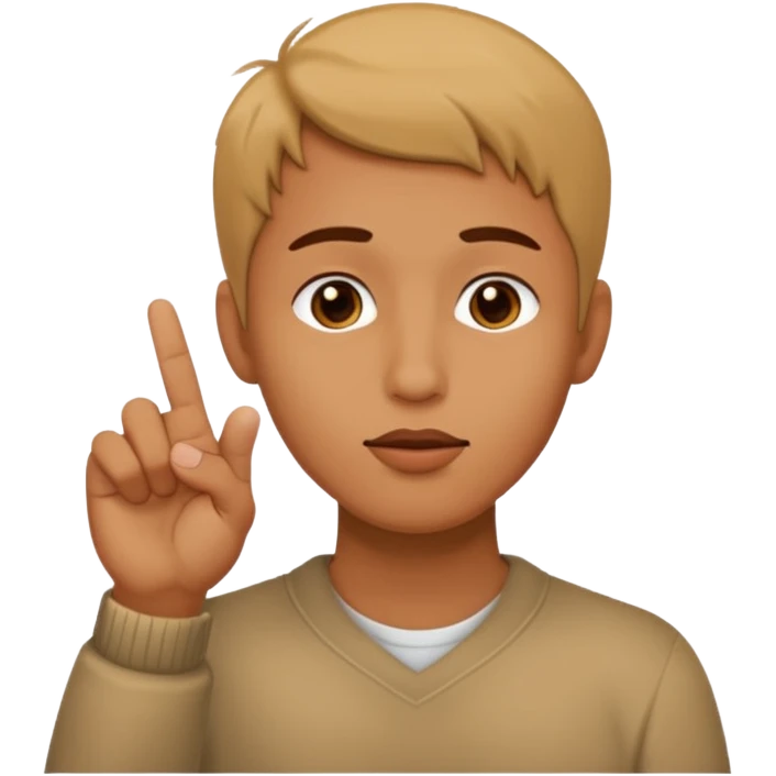 Classic emoji holding two fingers together he just kissed into the air in solitude emoji