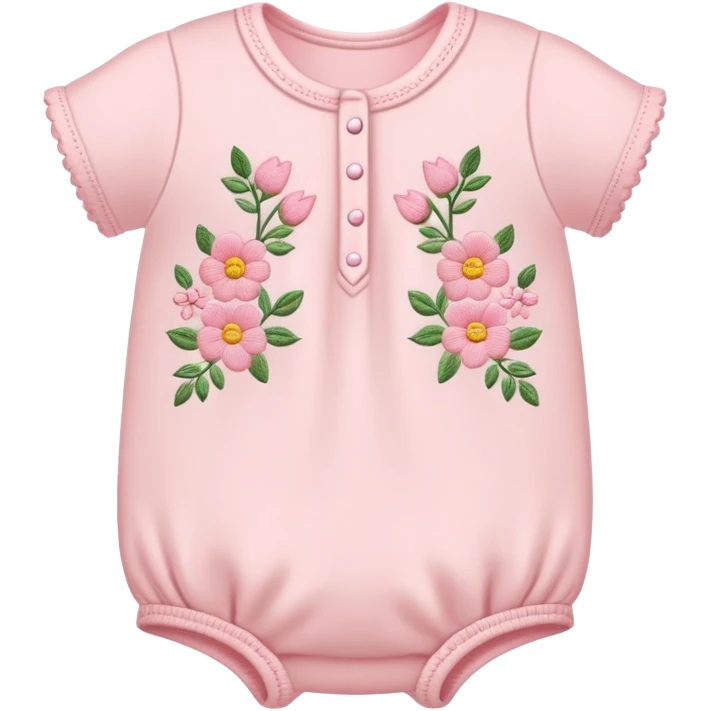 Cute light pink baby clothes  emoji