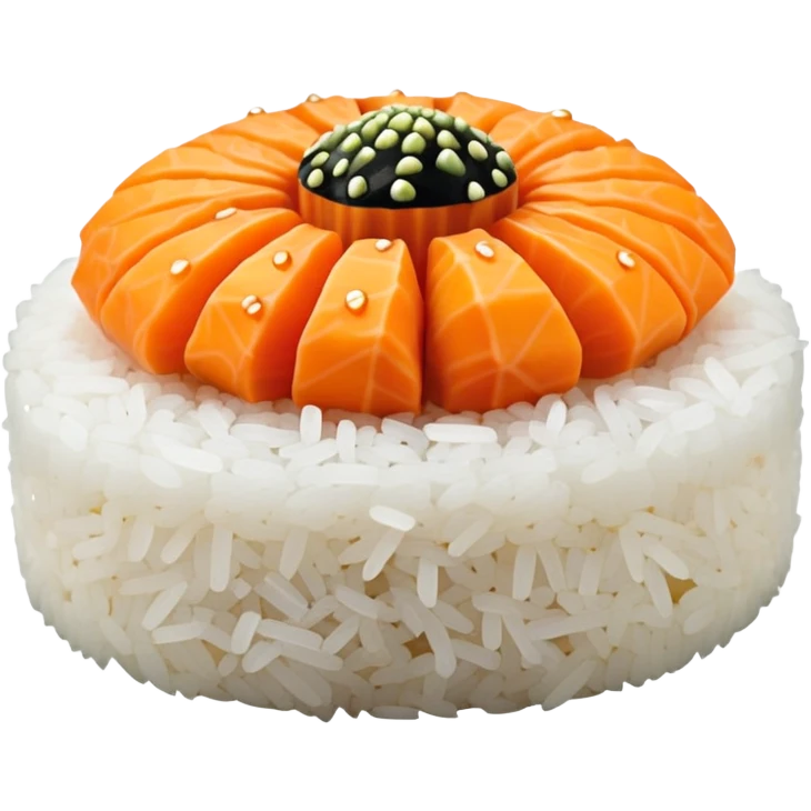 Sea urchrin sushi emoji