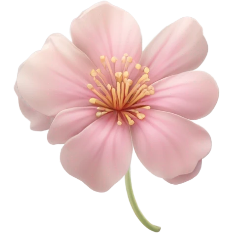 Pink flower emoji