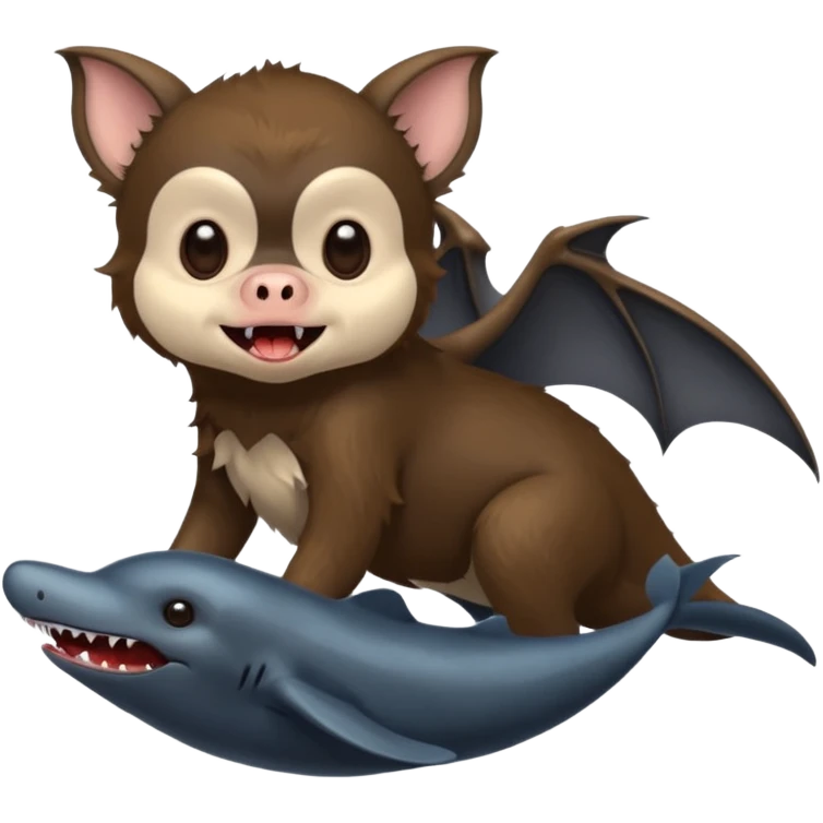 Terror and sadness emoji. Bat, monkey, whale, dog, vampire emoji