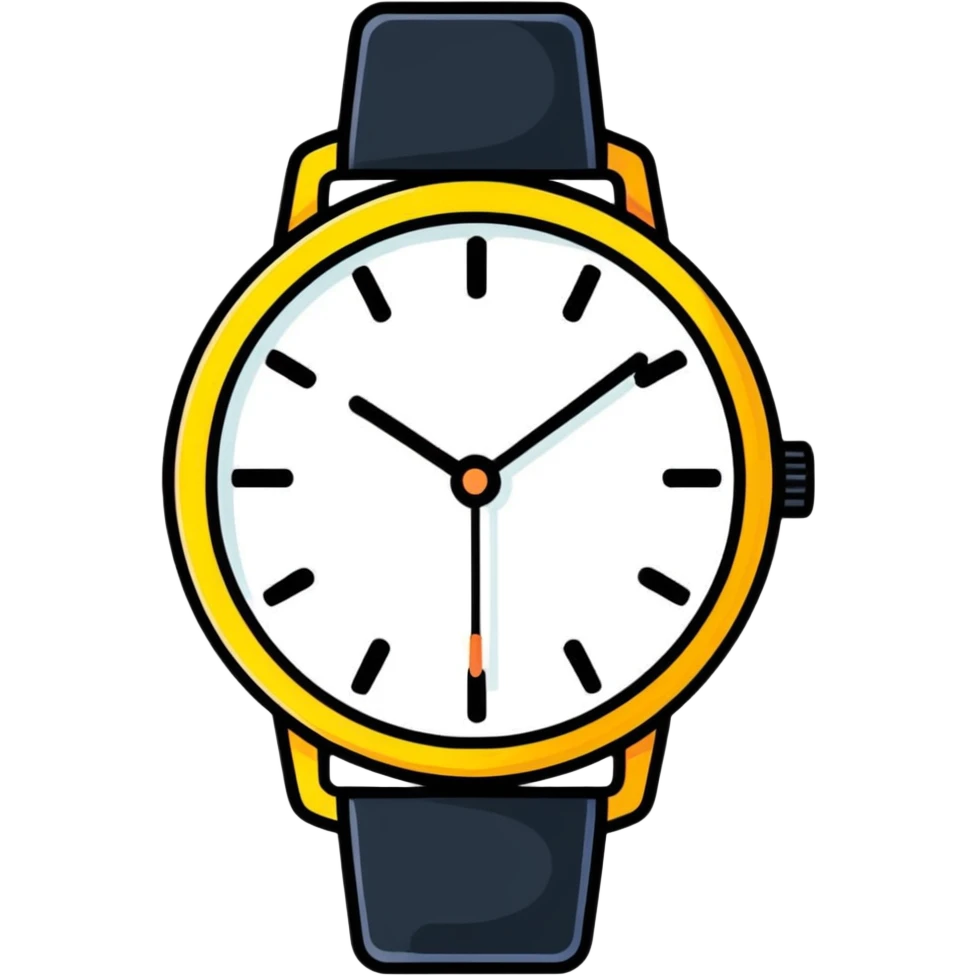 Checking the time emoji