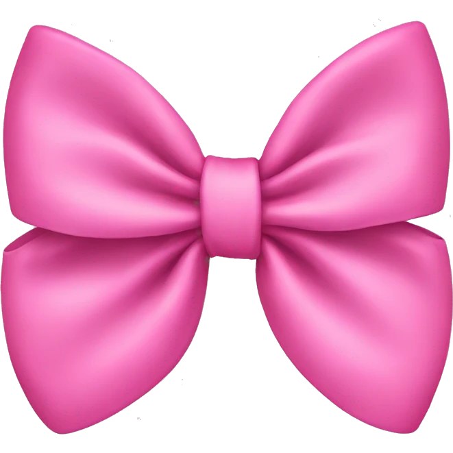 Pink bow  emoji