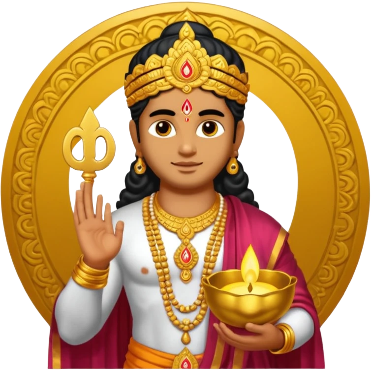 Create god murugan om Mandiram  emoji