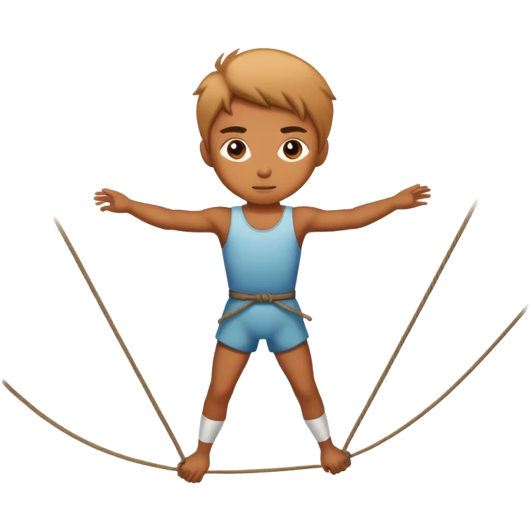person on tightrope
 emoji