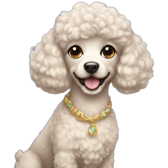Poodle dog Mermaid emoji