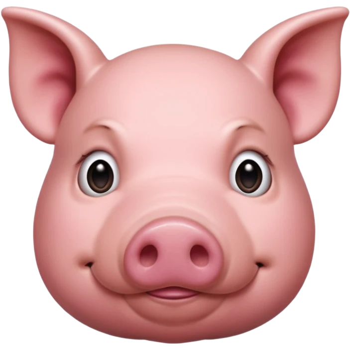 a pig having tattoo emoji