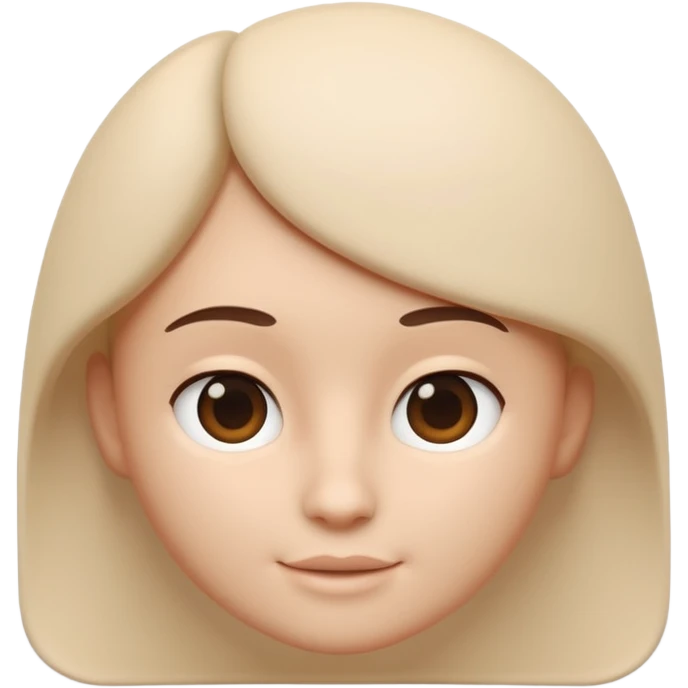A 3D cartoon blank poster hanging on a wall, smooth white surface, soft shadow, clean background, realistic Memoji-style. emoji