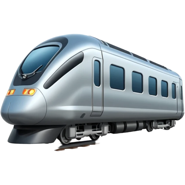 Modern train emoji