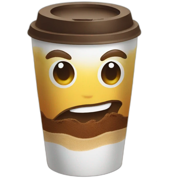 Coffee at the beach emoji