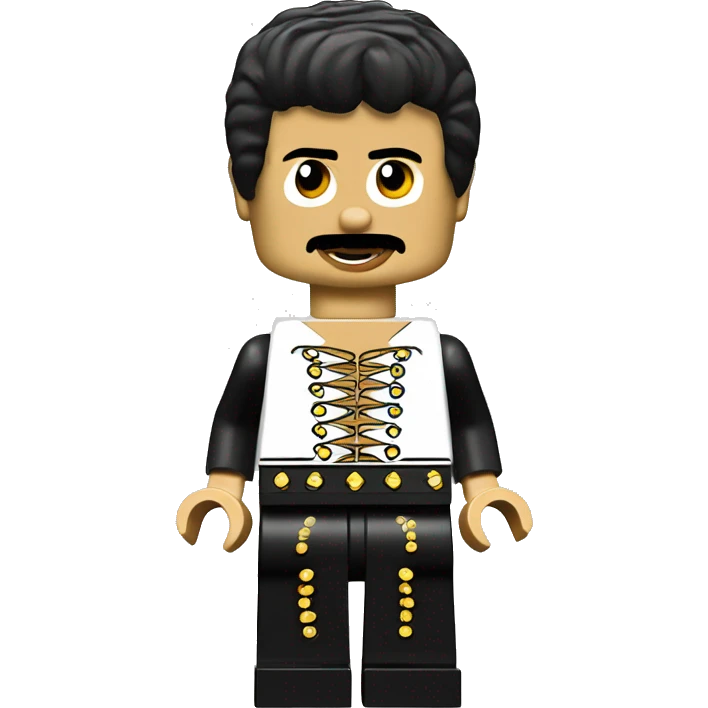 FREDDIE MERCURY lego full body emoji