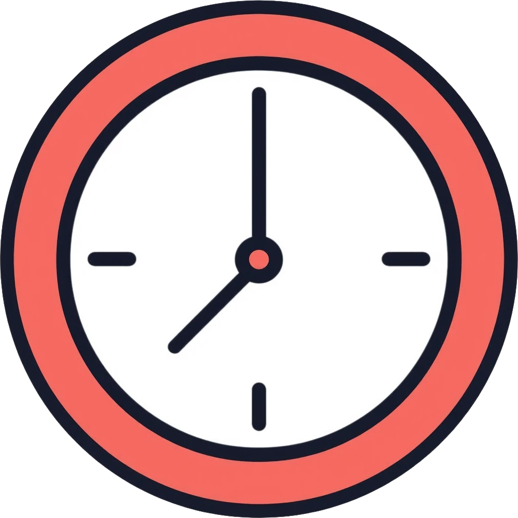 Clock face showing exactly 2 o'clock emoji