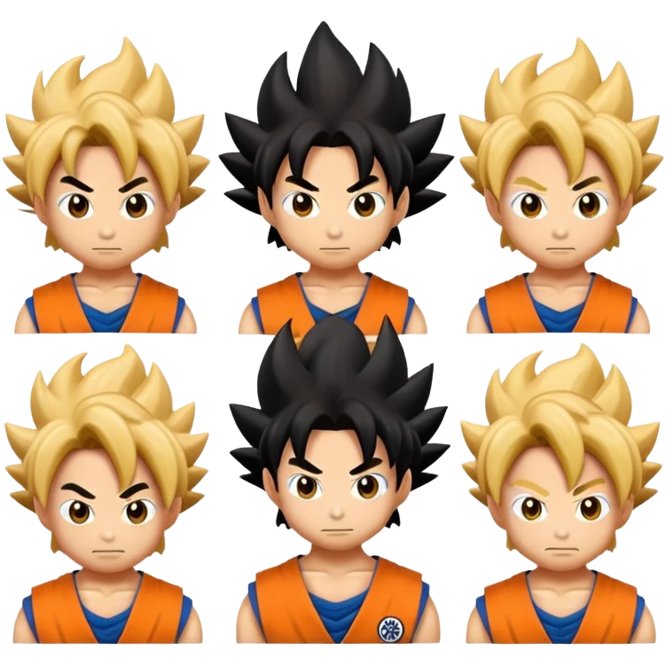 an emoji with tanjiro and goku traits emoji