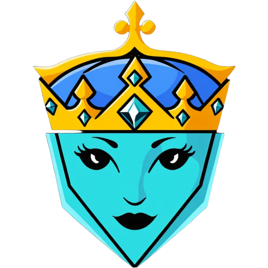 Queen four faces in diamond formation from Bohemian Rhapsody emoji
